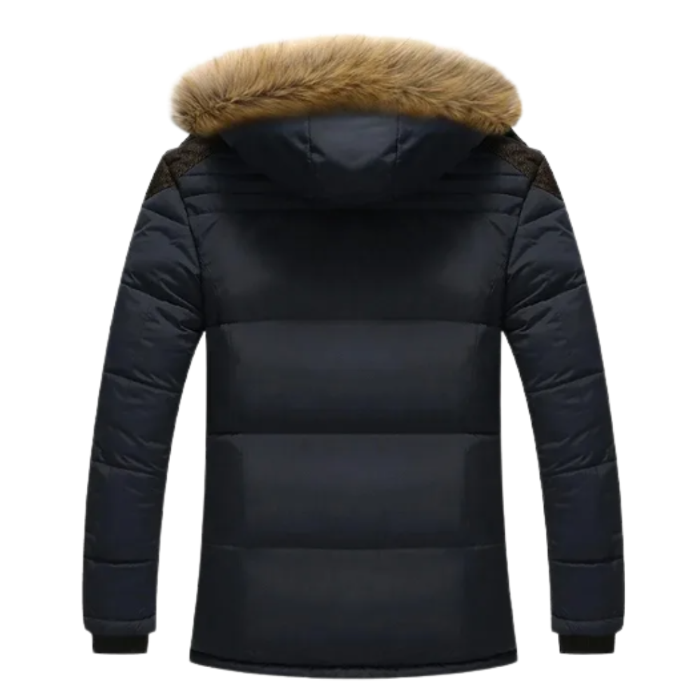 Elegantná zateplená zimná polarová bunda