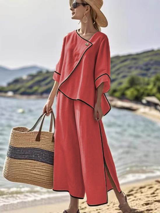 Šik bielizňový boho set