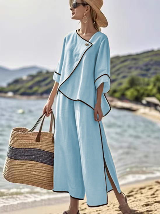 Šik bielizňový boho set