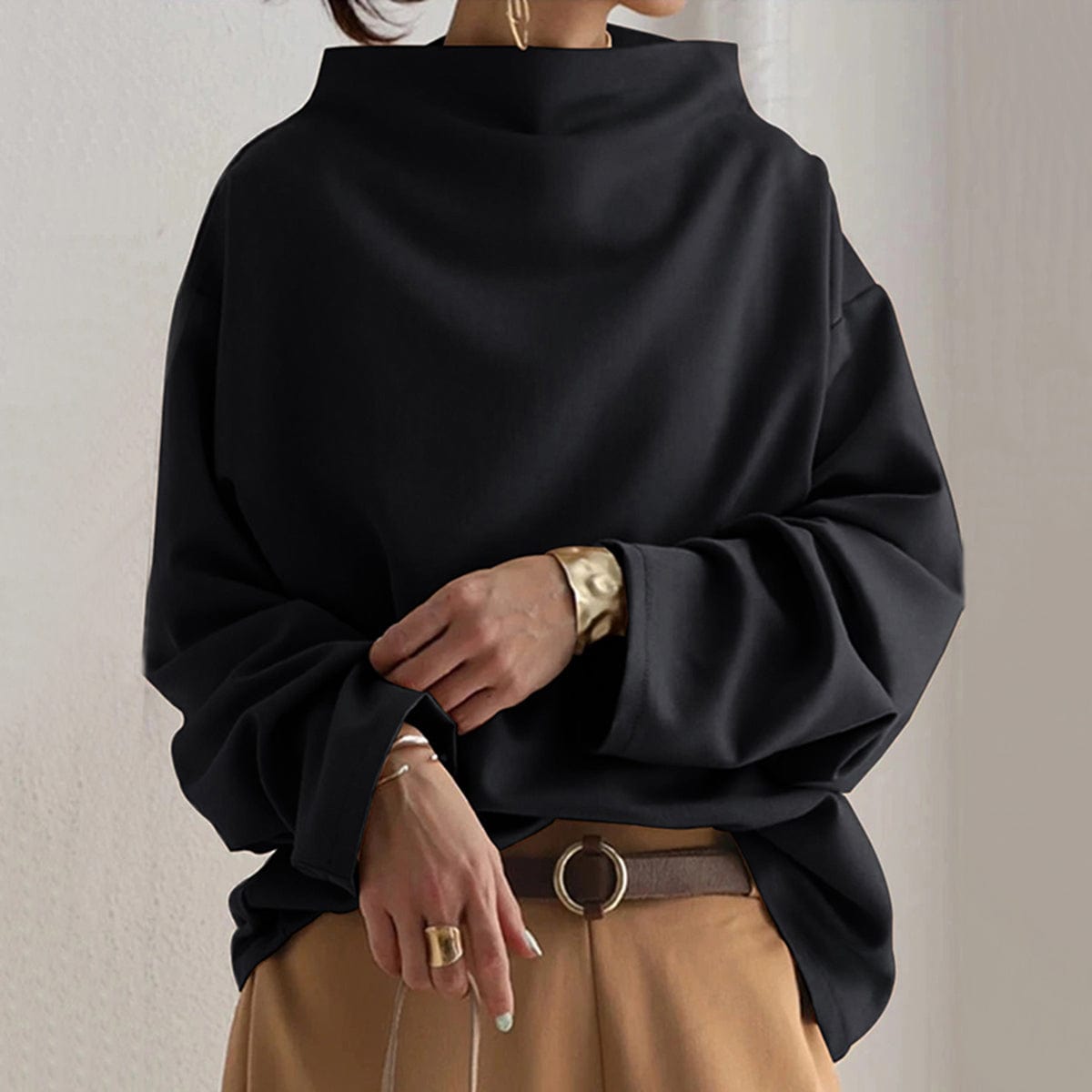 Lisa | Top s vysokým golierom