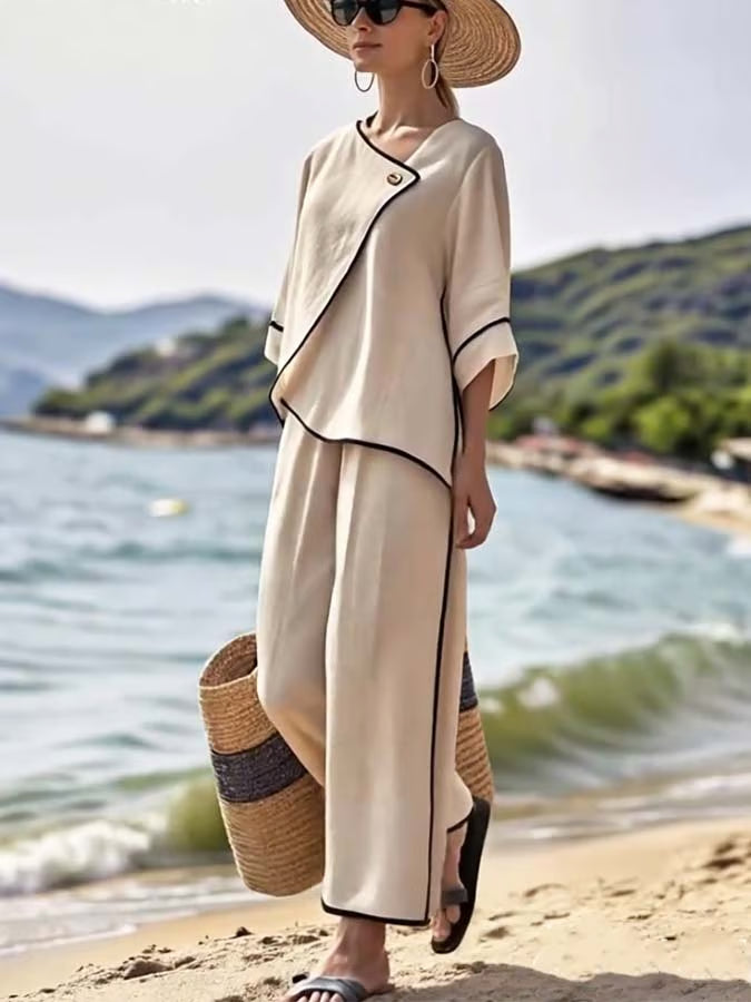Šik bielizňový boho set