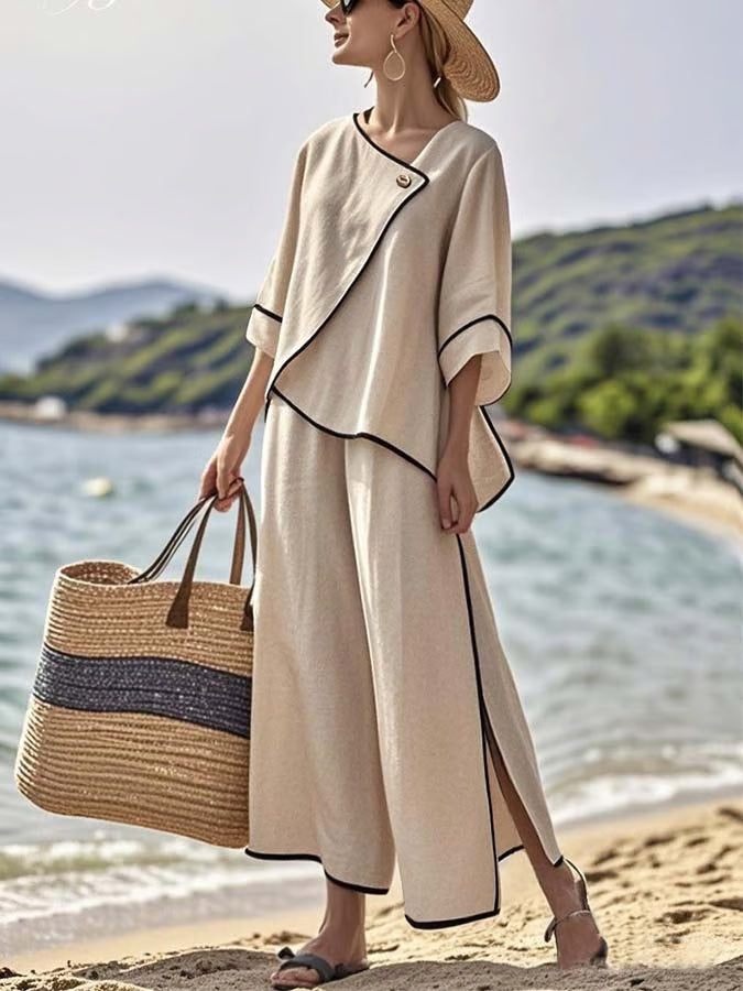 Šik bielizňový boho set